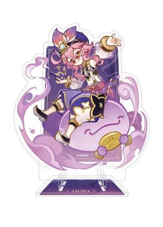 Anime Genshin Impact Dori Acrylic Phone Stand
