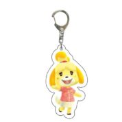 Anime Animal Crossing: New Horizons Isabelle Acrylic Keychain