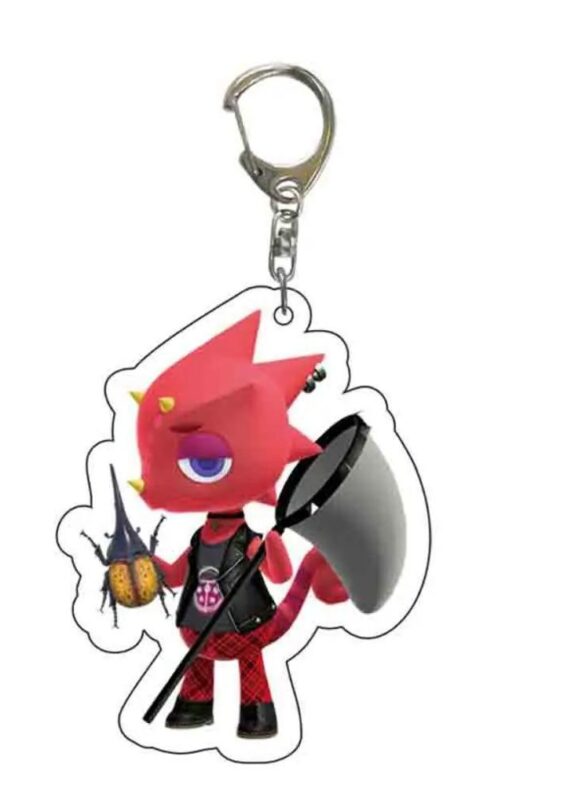 Anime Animal Crossing: New Horizons Flick Acrylic Keychain
