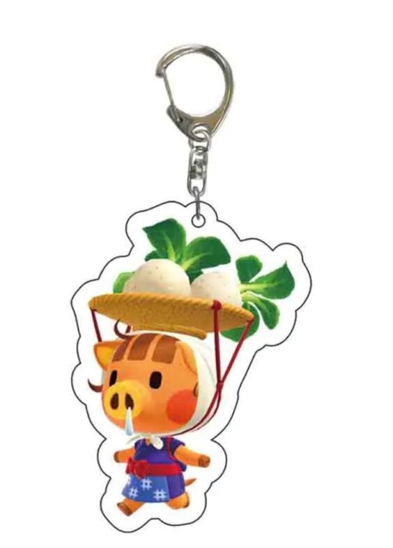 Anime Animal Crossing: New Horizons Daisy Mae Acrylic Keychain