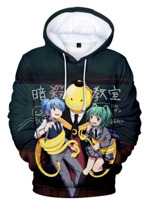 Assassination Classroom Anime Nagisa Kaede Koro Printed 3D Hoodie