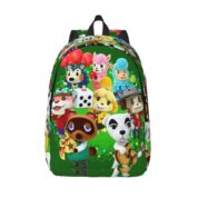Anime Animal Crossing Characters Printed Backpack