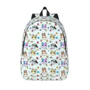 Anime Animal Crossing Backpack For School Student