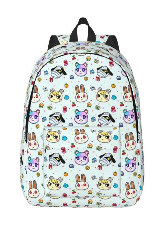 Anime Animal Crossing Backpack For School Student