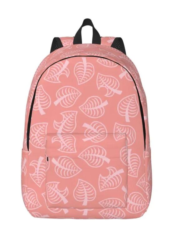 Animal Crossing Pink Horizon Leaf Backpack