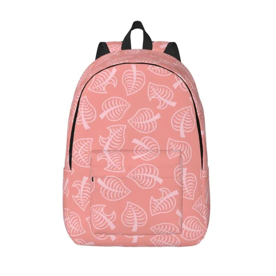 Animal Crossing Pink Horizon Leaf Backpack