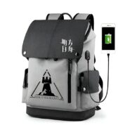 Anime Arknights Rhodes Island USB Port Backpack