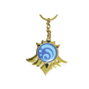 Anime Genshin Impact Hydro Keychain