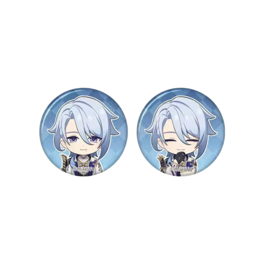 Anime Genshin Impact Kamisato Ayato Badge Anime Genshin Impact Kamisato Ayato Badge