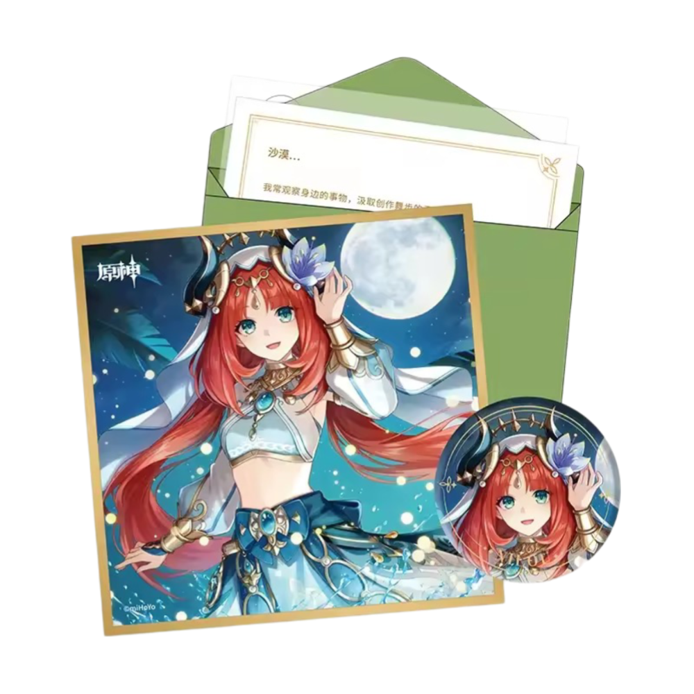 Anime Genshin Impact Nilou Birthday Gift Box Set Anime Genshin Impact Nilou Birthday Gift Box Set