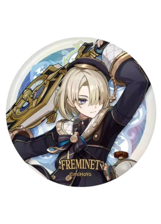 Anime Freminet Genshin Impact Badge