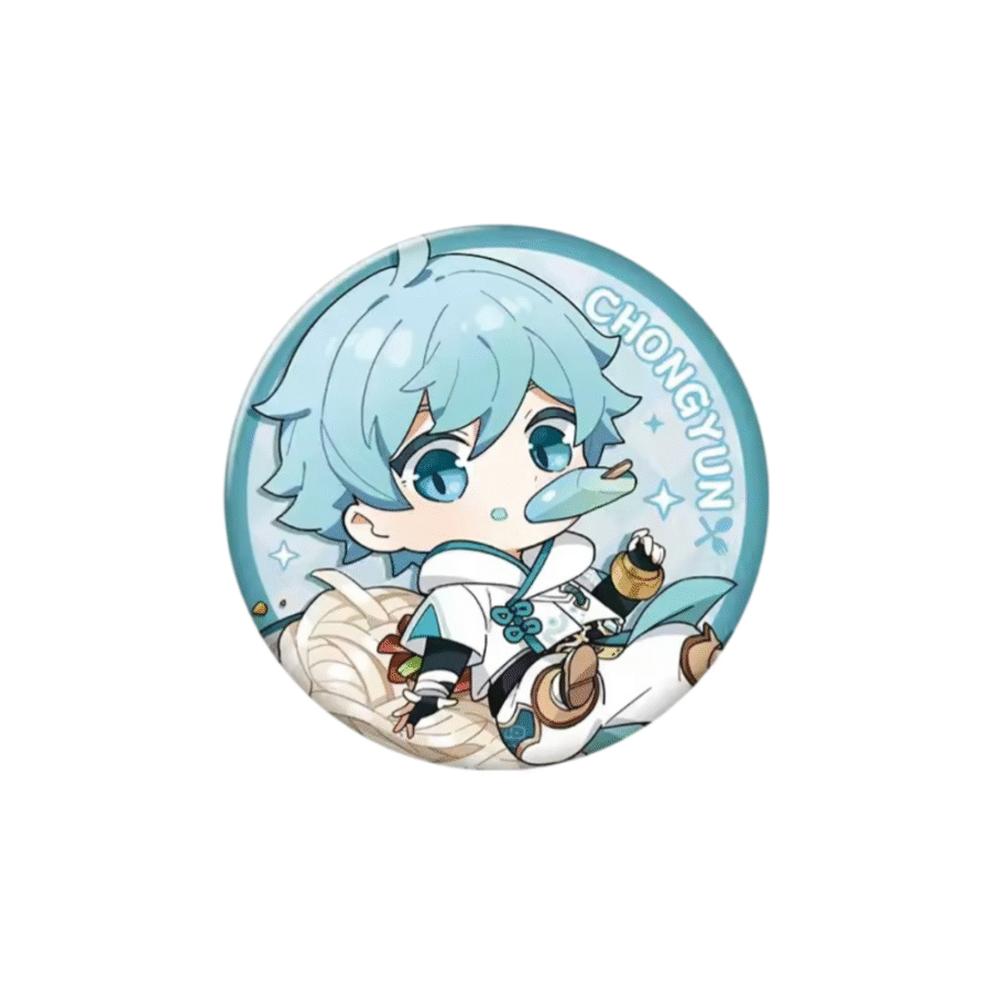 Anime Genshin Impact Chongyun Badge Pin Anime Genshin Impact Chongyun Badge Pin