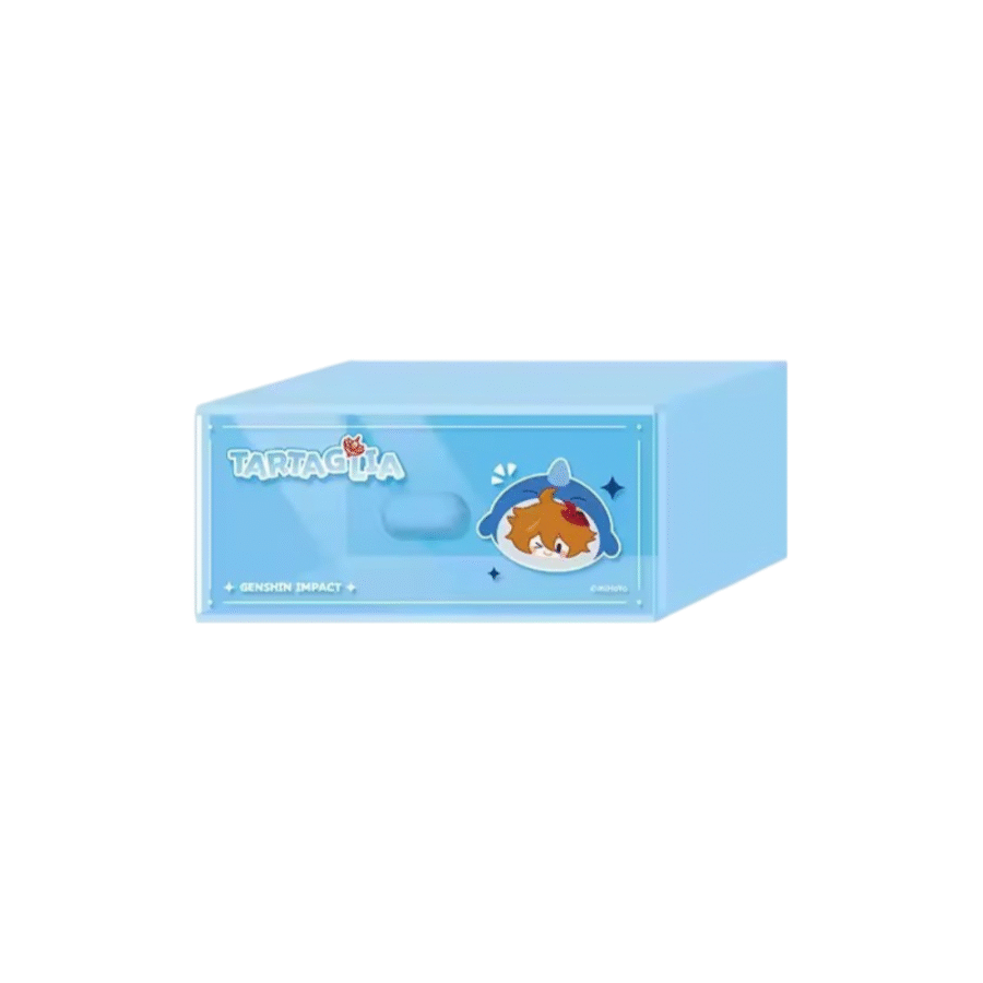 Anime Genshin Impact Tartaglia Desktop Storage Box Anime Genshin Impact Tartaglia Desktop Storage Box