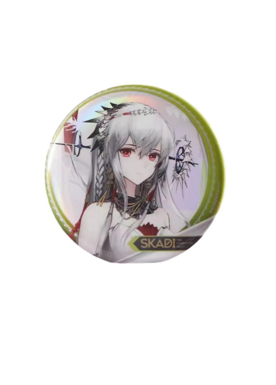 Anime Arknights Skadi Metal Badge