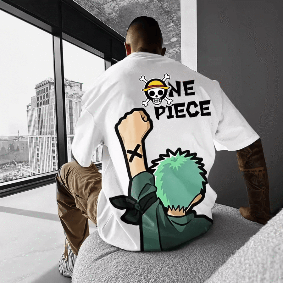 Anime One Piece Roronoa Zoro Polyester T-Shirt Anime One Piece Roronoa Zoro Polyester T-Shirt