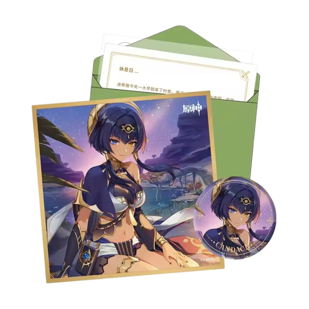 Anime Genshin Impact Candace Birthday Gift Box Set Anime Genshin Impact Candace Birthday Gift Box Set
