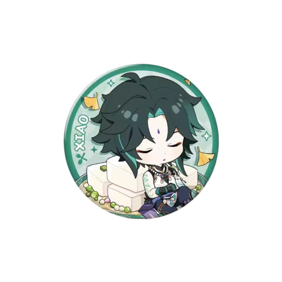 Anime Genshin Impact Xiao Badge Pin