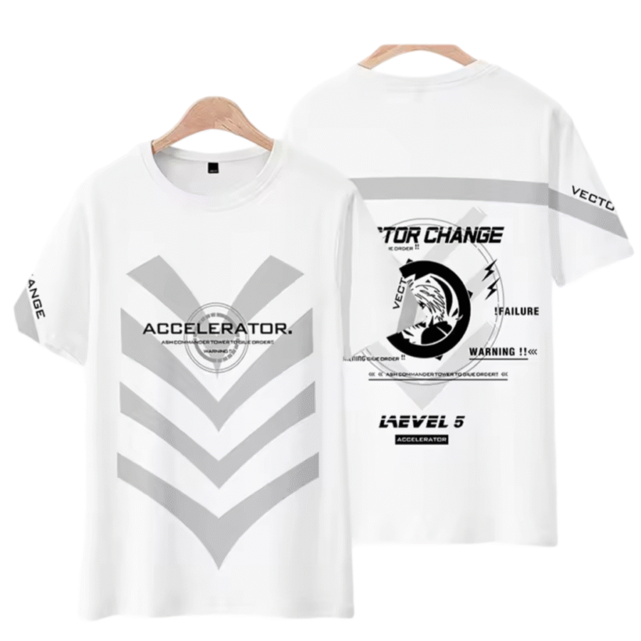Anime A Certain Magical Index Accelerator White T-Shirt Anime A Certain Magical Index Accelerator White T-Shirt