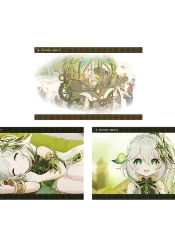 Anime Nahida Genshin Impact PV Series Photo Card