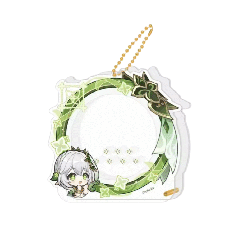 Anime Genshin Impact Nahida Acrylic Storage Keychain Anime Genshin Impact Nahida Acrylic Storage Keychain