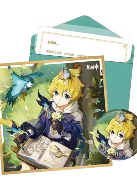 Anime Genshin Impact Mika Birthday Gift Box Set