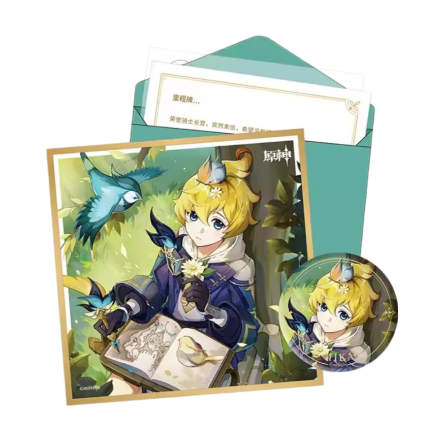 Anime Genshin Impact Mika Birthday Gift Box Set
