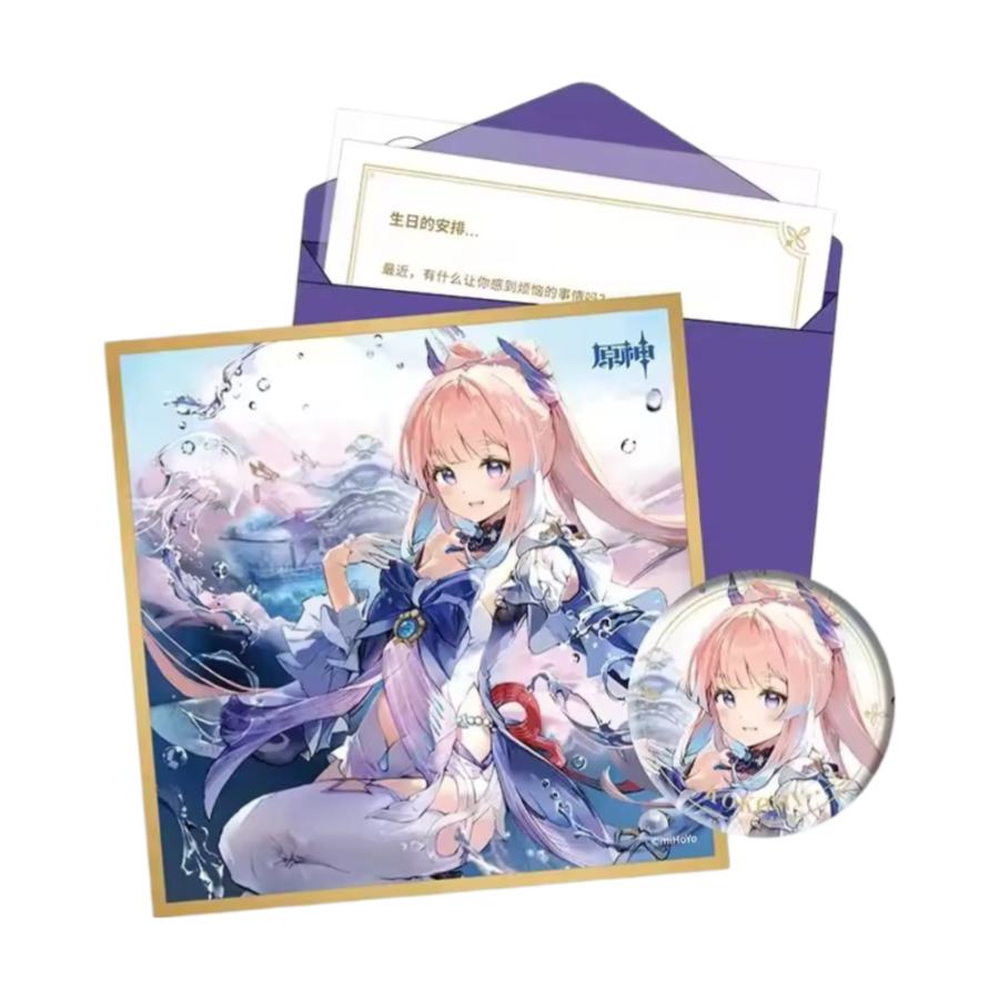 Anime Genshin Impact Kokomi Birthday Gift Box Set