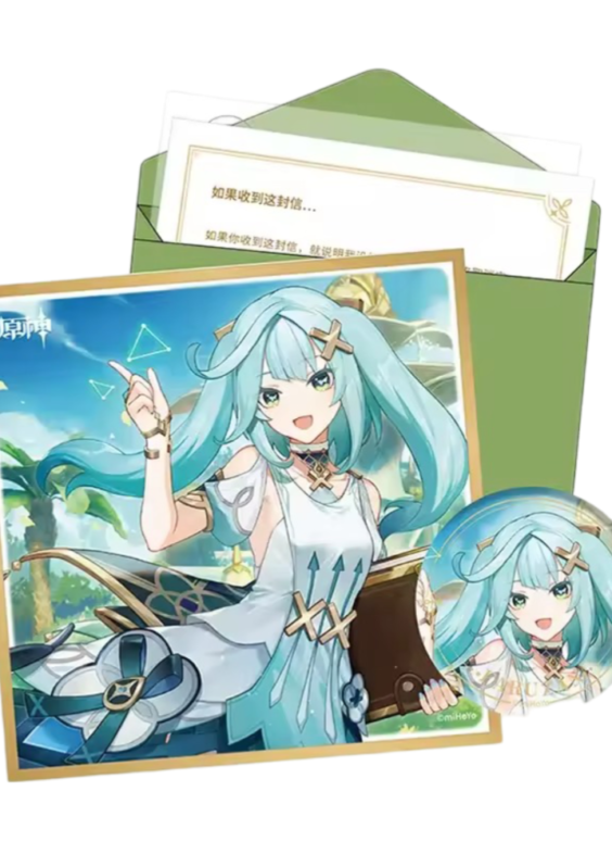 Anime Genshin Impact Faruzan Birthday Gift Box Set