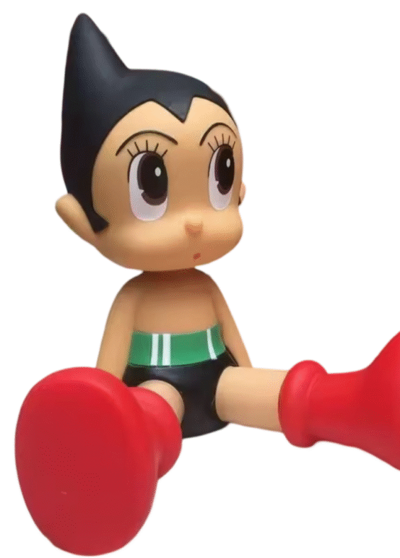Anime Astro Boy Sitting Action Figure Toy