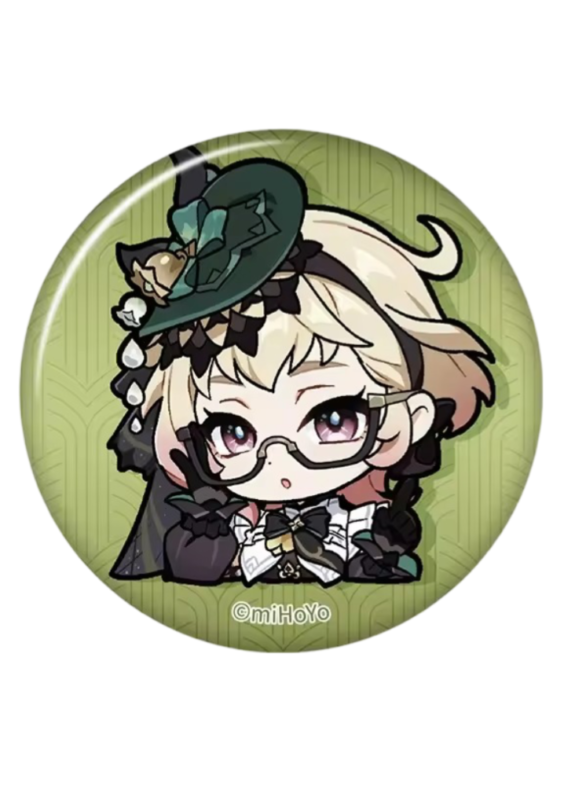 Anime Genshin Impact Emilie Print Badge