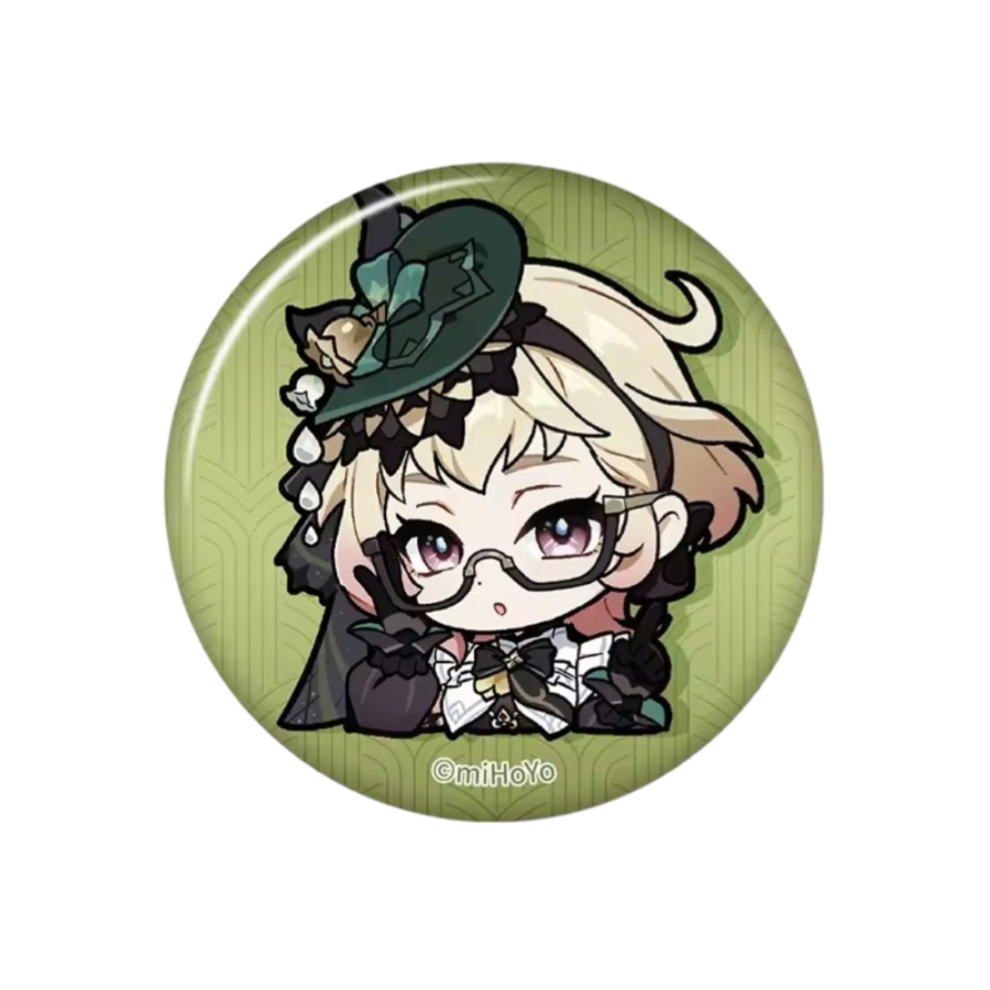 Anime Genshin Impact Emilie Print Badge