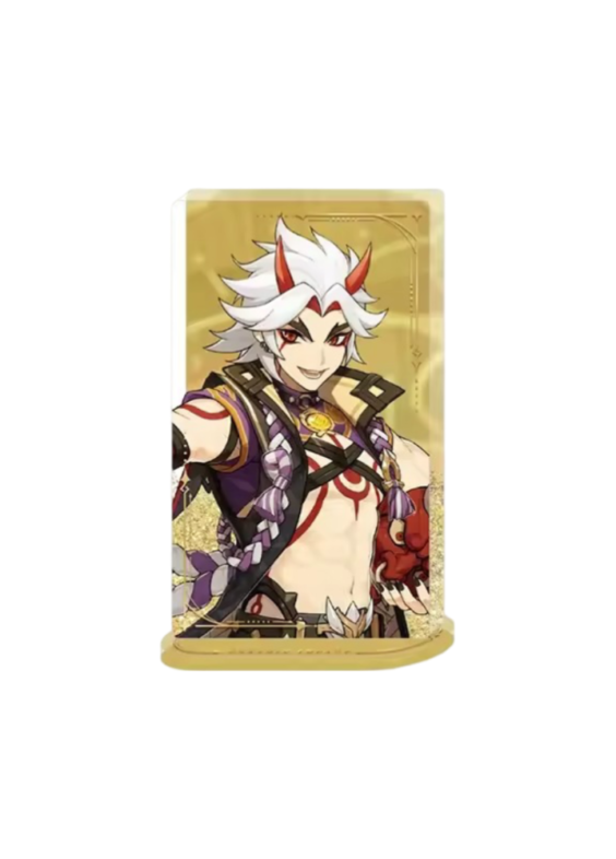 Anime Genshin Impact Arataki Itto Acrylic Stand Desktop Ornament