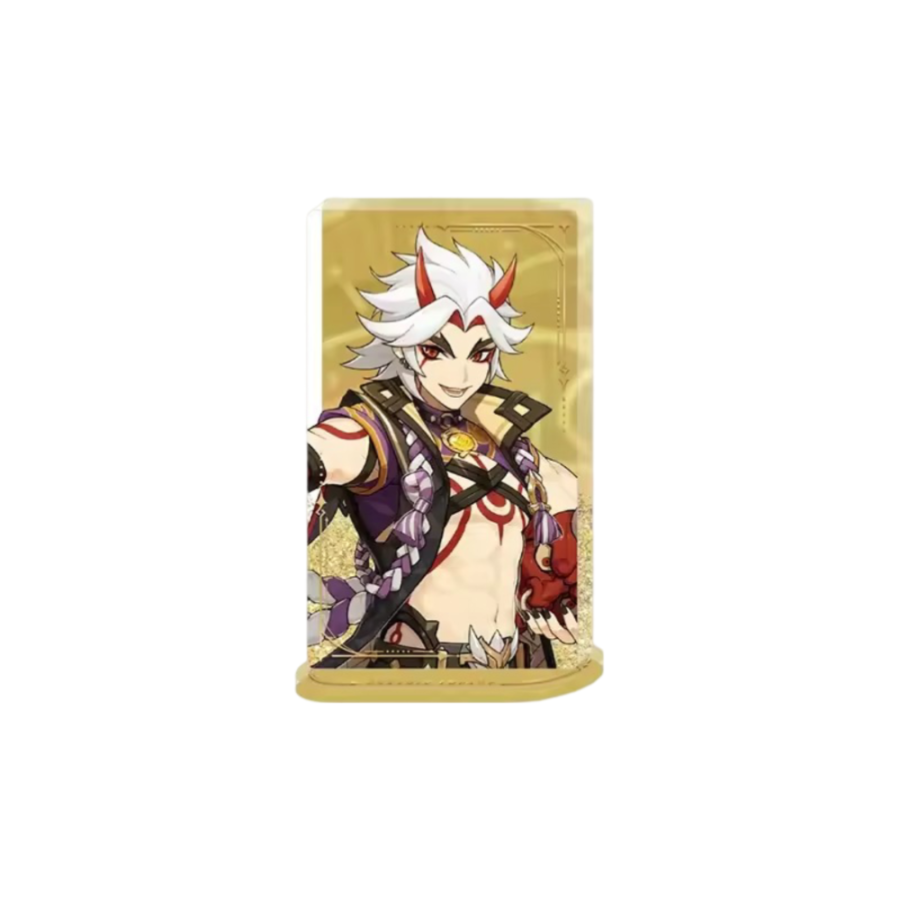 Anime Genshin Impact Arataki Itto Acrylic Stand Desktop Ornament