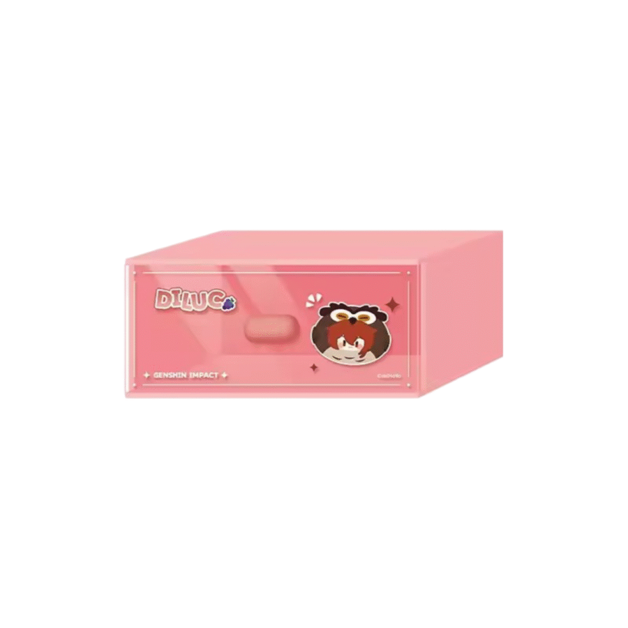 Anime Genshin Impact Diluc Desktop Storage Box Anime Genshin Impact Diluc Desktop Storage Box