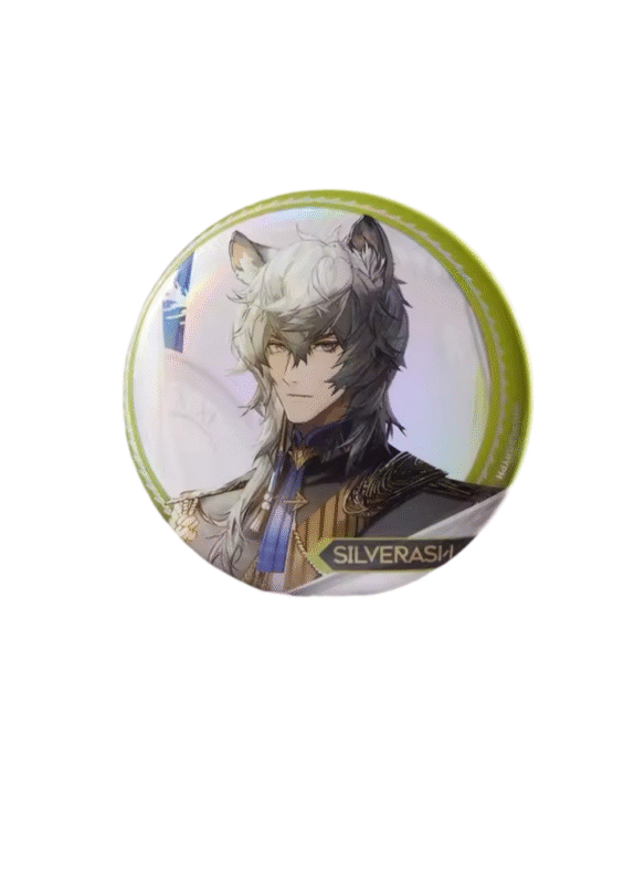 Anime Arknights Silverash Metal Badge