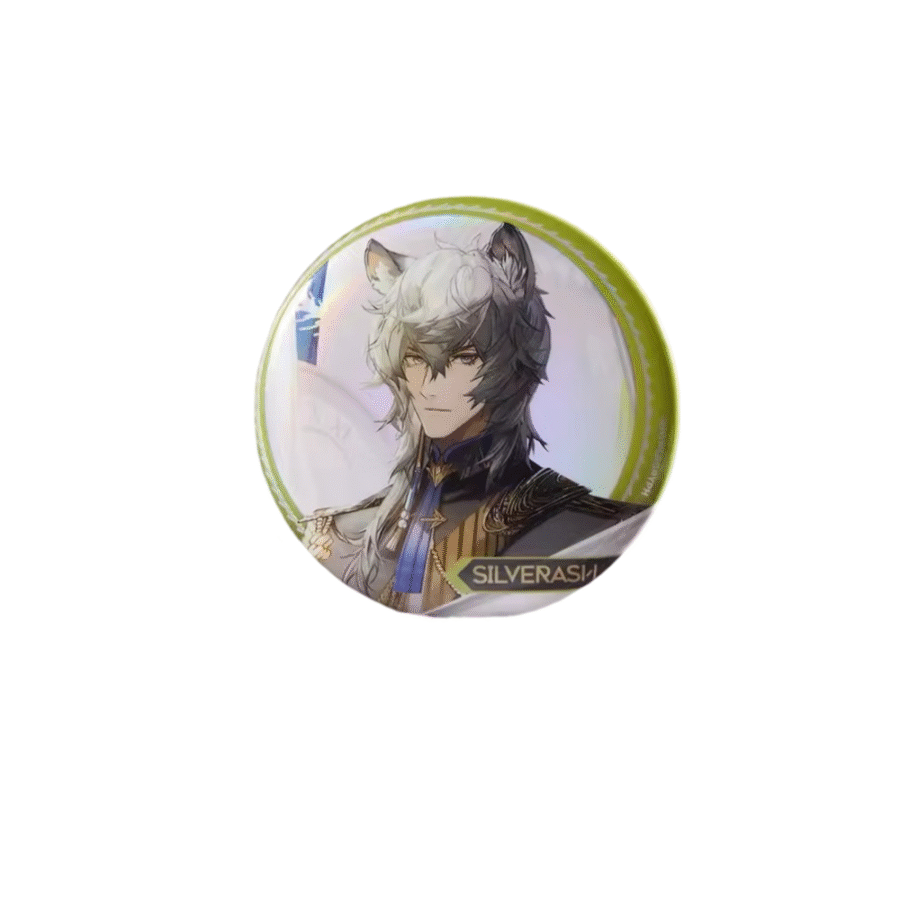 Anime Arknights Silverash Metal Badge Anime Arknights Silverash Metal Badge