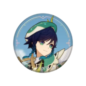 Anime Genshin Impact Venti Original Authentic Badge