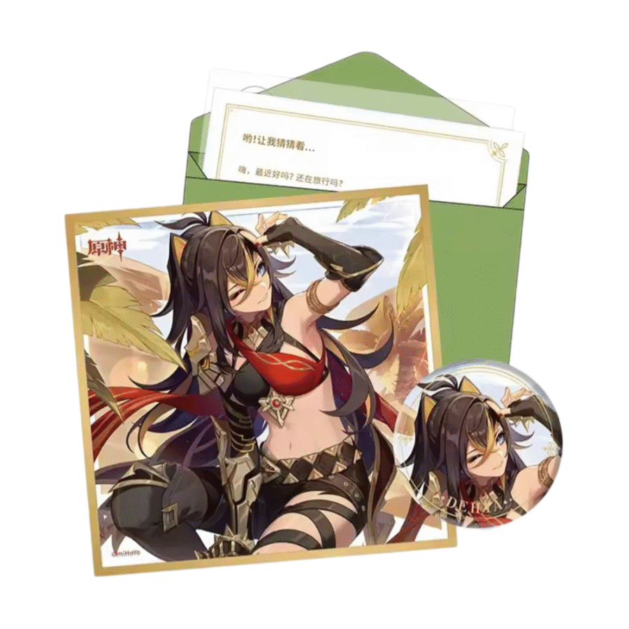 Anime Genshin Impact Dehya Birthday Gift Box Set Anime Genshin Impact Dehya Birthday Gift Box Set