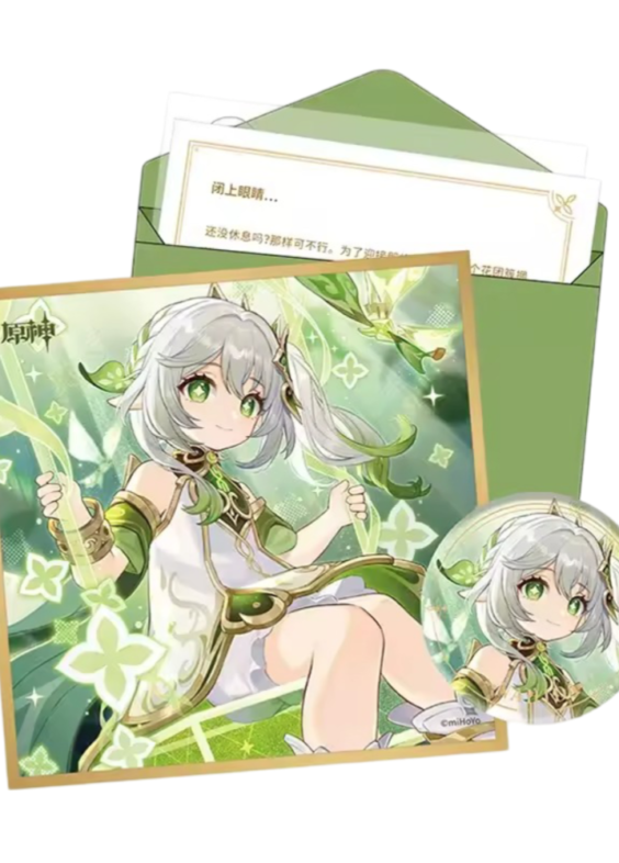 Anime Genshin Impact Nahida Birthday Gift Box Set