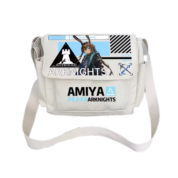 Anime Arknights Amiya White Shoulder Bag
