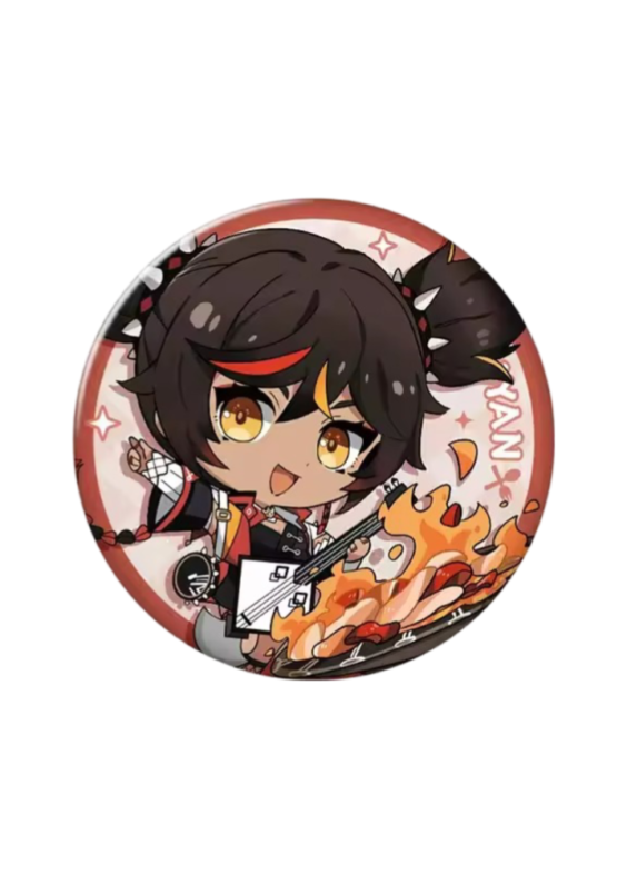 Anime Genshin Impact Xinyan Badge Pin