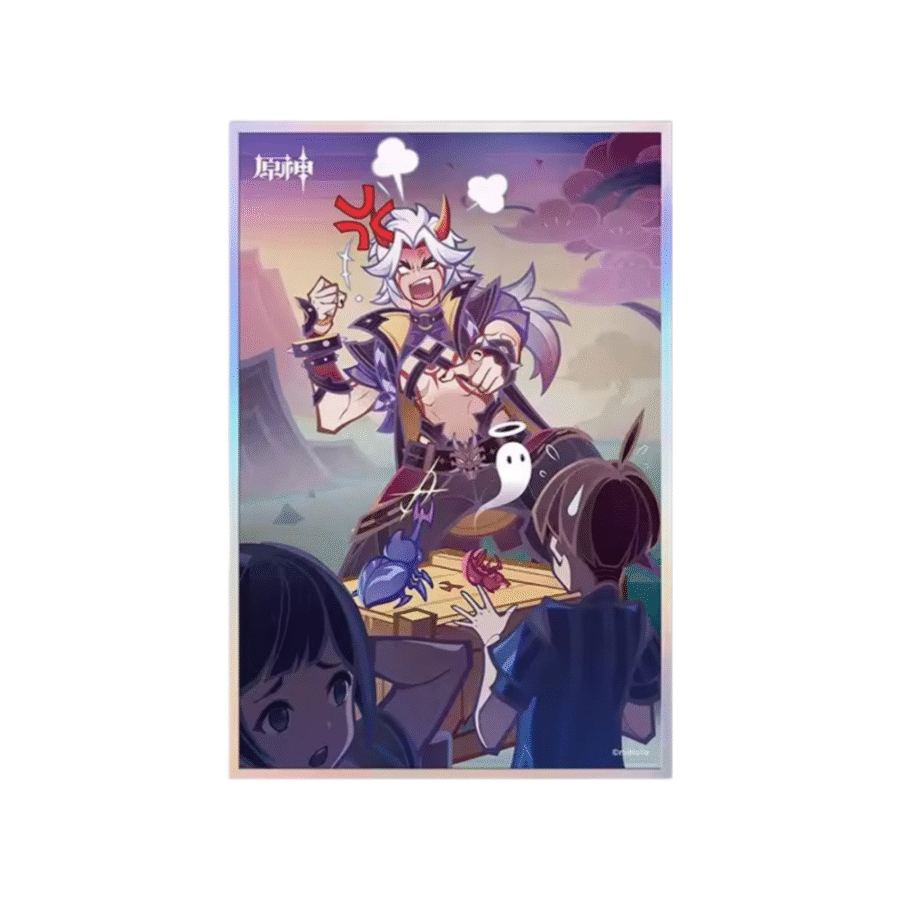 Anime Genshin Impact Itto Colored Paper Anime Genshin Impact Itto Colored Paper