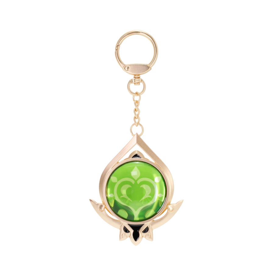 Anime Genshin Impact Dendro Keychain