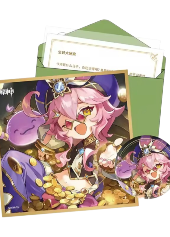 Anime Genshin Impact Dori Birthday Gift Box Set