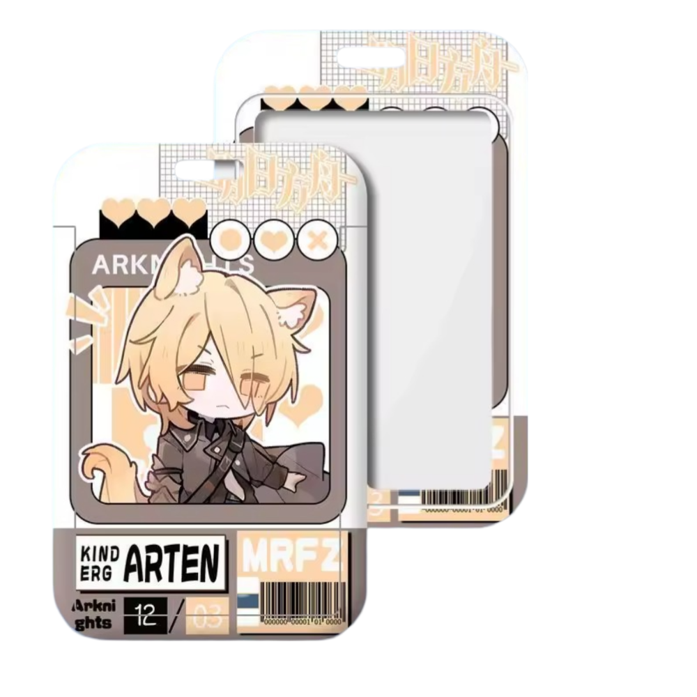 Anime Arknights Kitty Tsukasa Tenma Card Protector