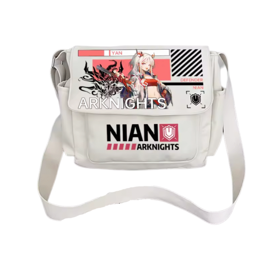 Anime Arknights Nian White Shoulder Bag Anime Arknights Nian White Shoulder Bag