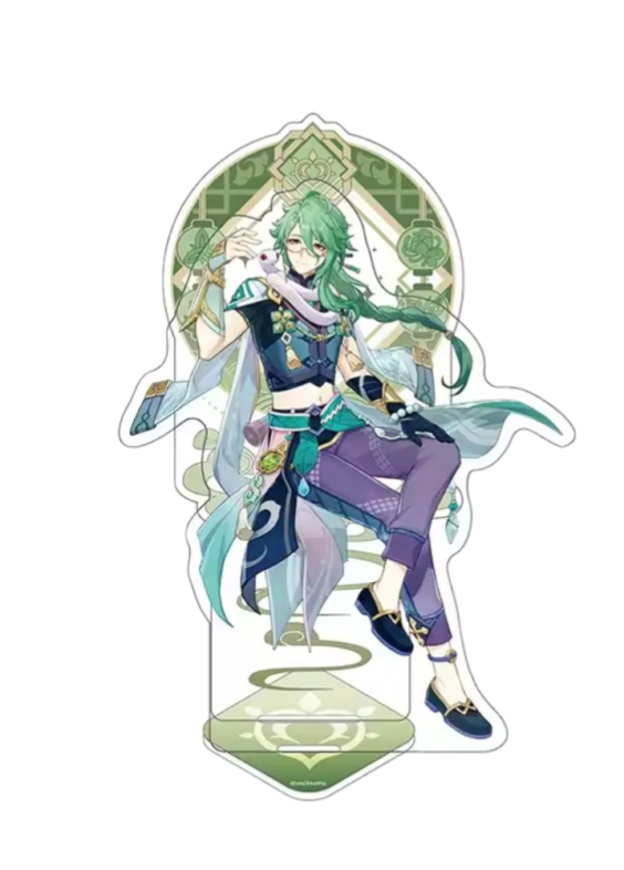 Anime Genshin Impact Baizhu Acrylic Stand