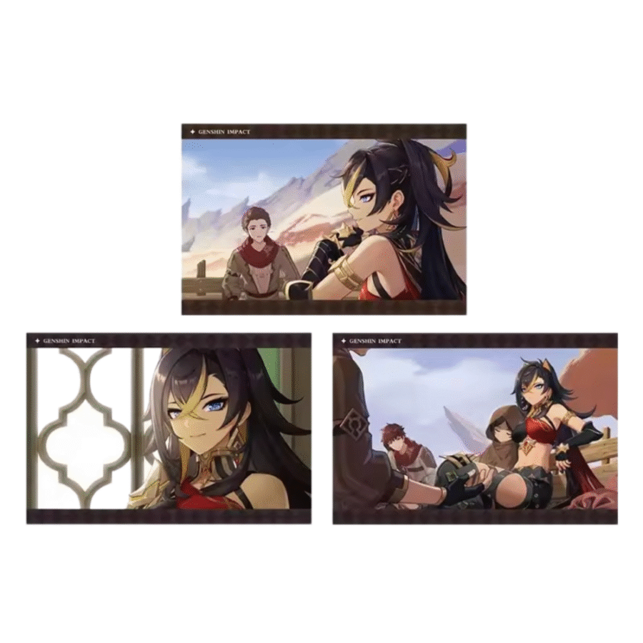 Anime Dehya Genshin Impact PV Series Photo Card Anime Dehya Genshin Impact PV Series Photo Card