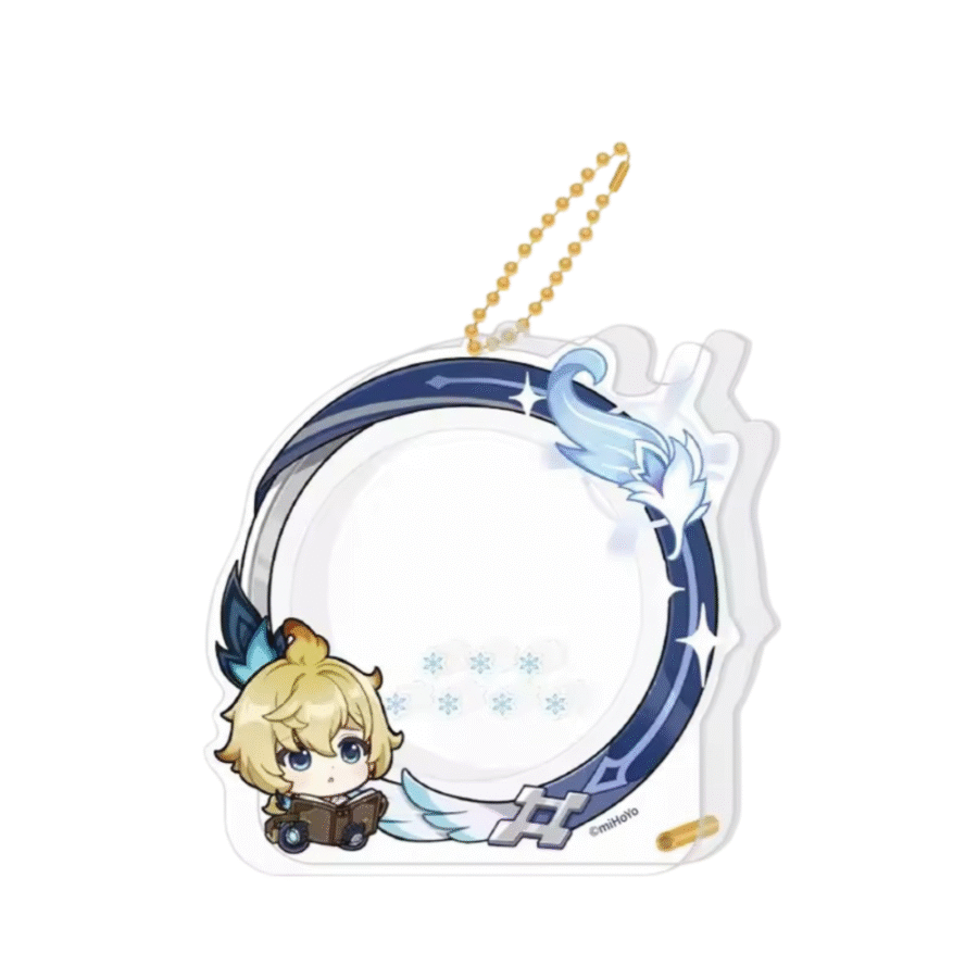 Anime Genshin Impact Mika Acrylic Storage Keychain Anime Genshin Impact Mika Acrylic Storage Keychain