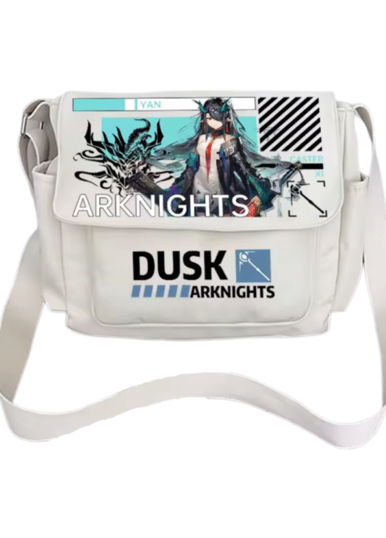 Anime Arknights Dusk White Shoulder Bag